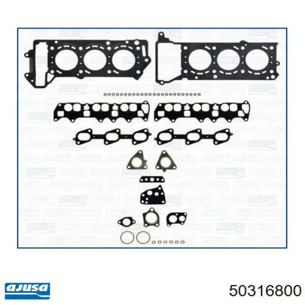 Zestaw uszczelek silnika pełny Mercedes E kombi (S211) (2003 - 2009) cena, od 452,27 USD