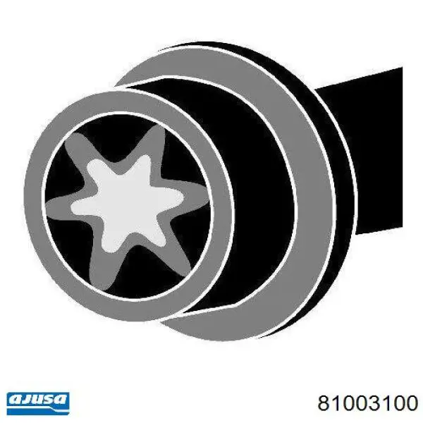Śruba głowicy cylindrów Ajusa 81003100 cena, od 16,44 USD