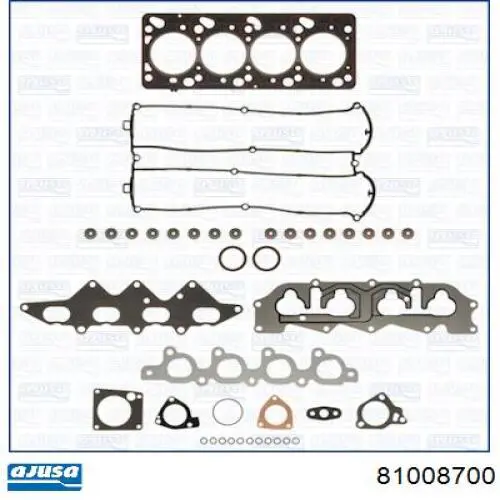 Do koszyka 81008700 Ajusa Śruba głowicy cylindrów
