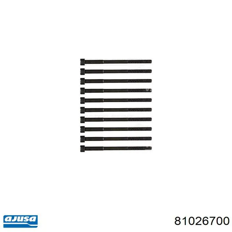 Śruba głowicy cylindrów Ajusa 81026700 cena, od 32,55 USD
