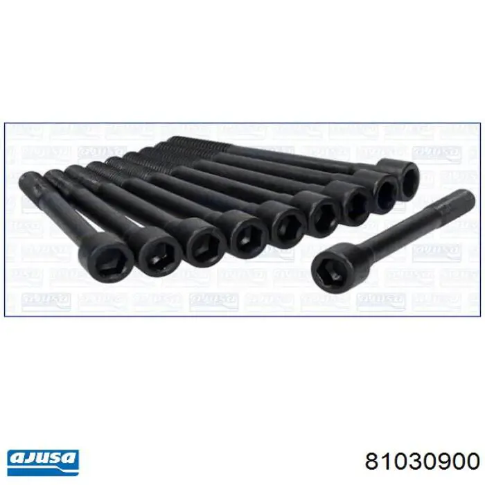 Śruba głowicy cylindrów Ajusa 81030900 cena, od 25,09 USD