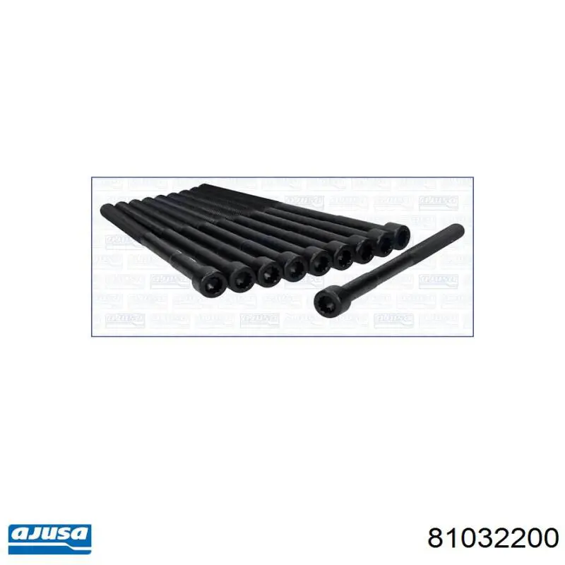 Śruba głowicy cylindrów Ajusa 81032200 cena, od 43,64 USD