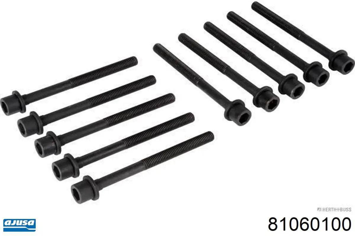 Śruba głowicy cylindrów Ajusa 81060100 cena, od 55,22 USD