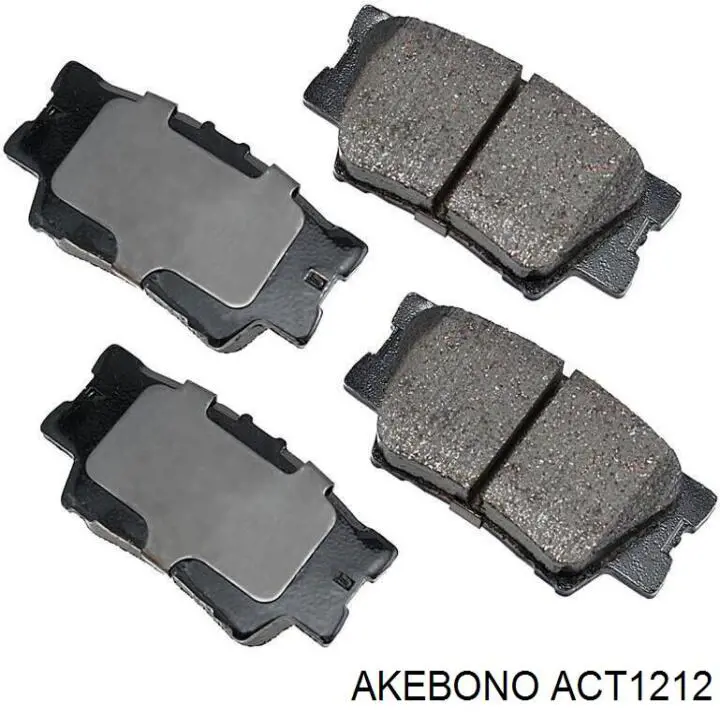 Okładziny (klocki) do hamulców tarczowych tylne ACT1212 Akebono