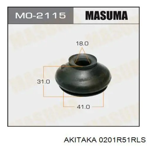 0201R51RLS Akitaka silentblock wahacza tylnego dolnego