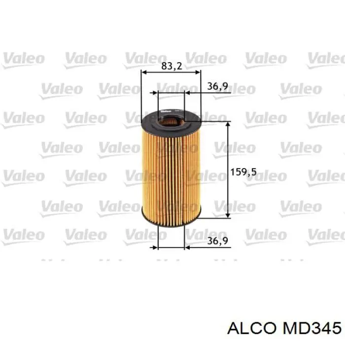 Do koszyka MD345 Alco Filtr oleju