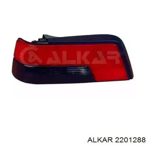 Lampa zespolona tylna lewa Peugeot 405 II sedana (4B) (1992 - 1995) cena, od 35,97 USD