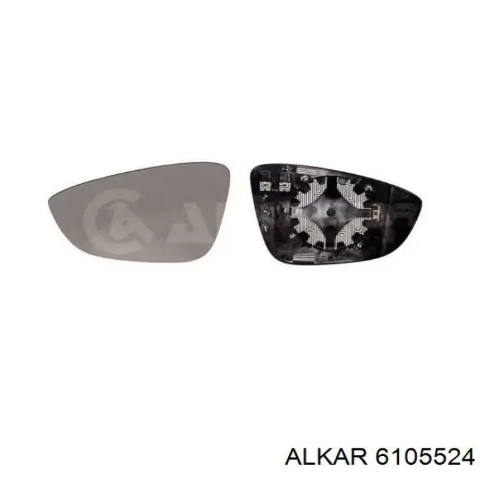 Lusterko wsteczne lewe Alkar 6105524 cena, od 78,43 USD