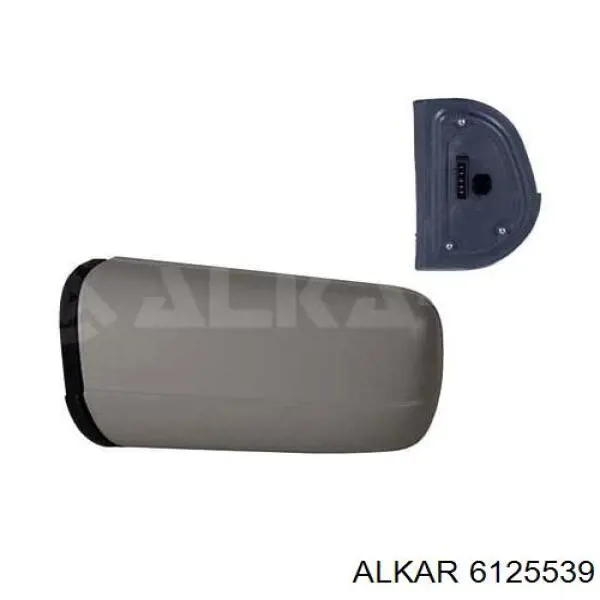 6125539 Alkar Lusterko wsteczne lewe