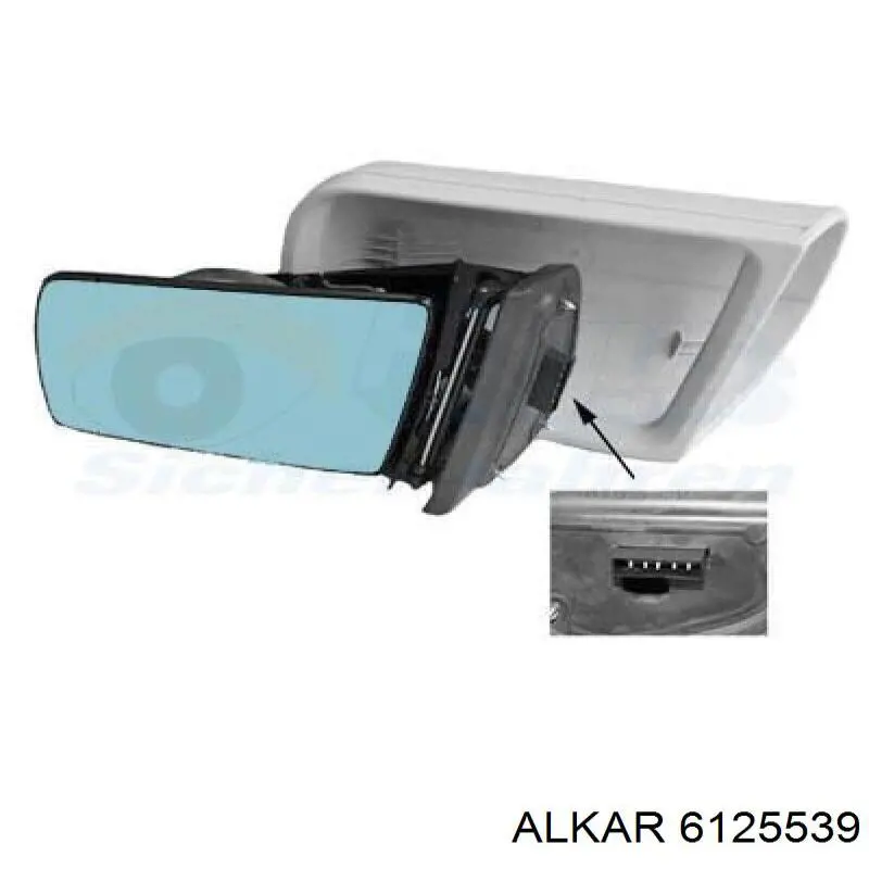 Lusterko wsteczne lewe Alkar 6125539 cena, od 117,24 USD