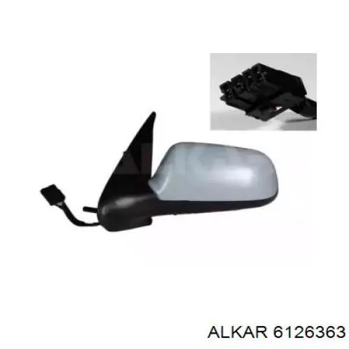 Lusterko wsteczne prawe Alkar 6126363 cena, od 64,28 USD