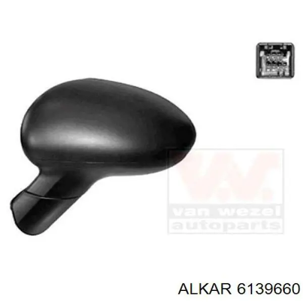 Lusterko wsteczne lewe 876101W040 Hyundai/Kia