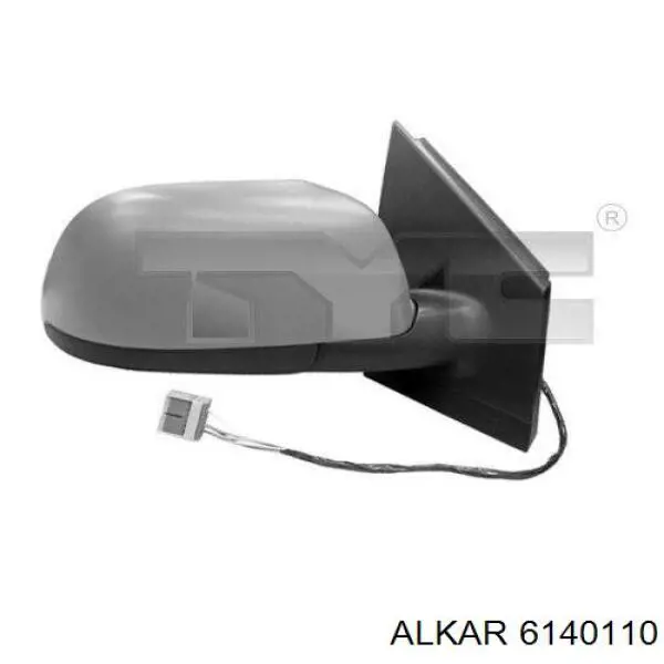 Lusterko wsteczne prawe Alkar 6140110 cena, od 57,36 USD