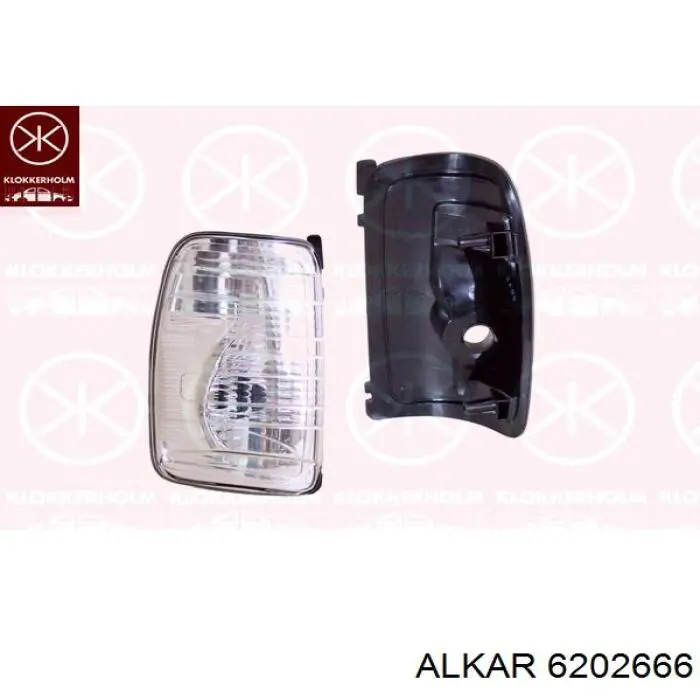 Kierunkowskaz lusterka prawy Alkar 6202666 cena, od 22,14 USD