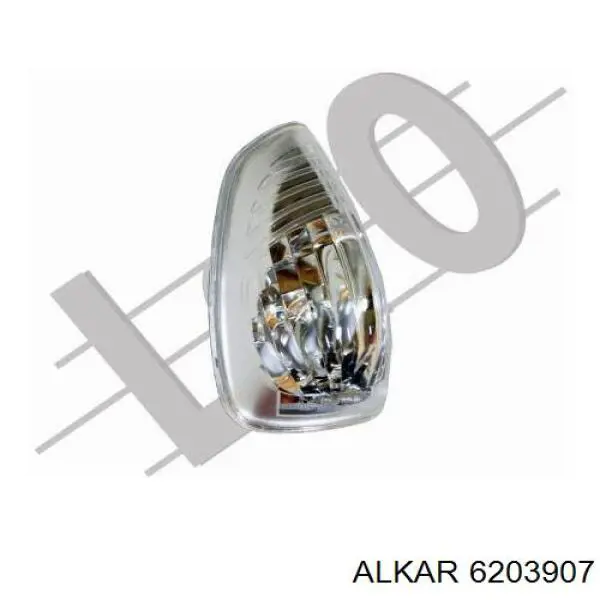 Do koszyka 6203907 Alkar Kierunkowskaz lusterka lewy