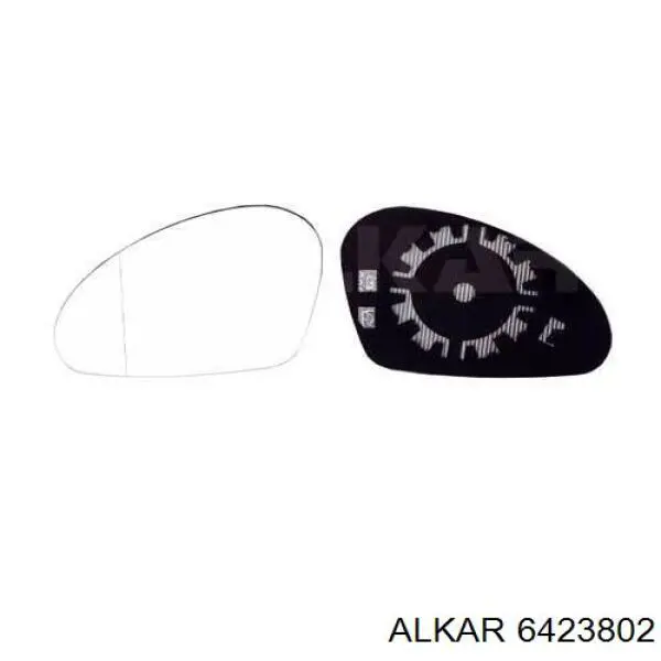 Wkład lusterka wstecznego lewego Alkar 6423802 cena, od 17,13 USD