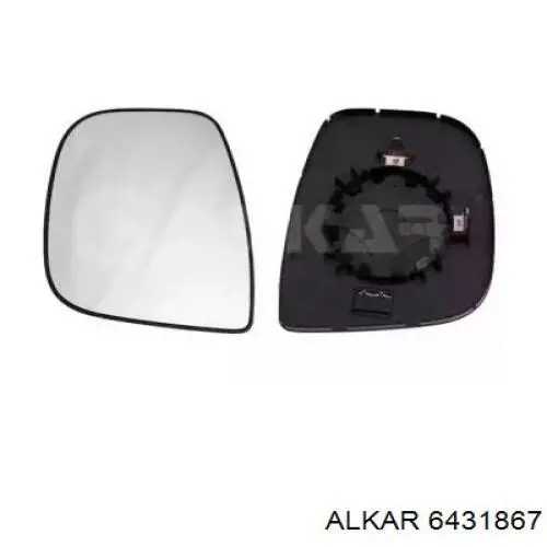 6431867 Alkar Wkład lusterka wstecznego lewego