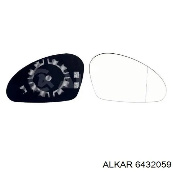 Do koszyka 6432059 Alkar Wkład lusterka wstecznego prawego
