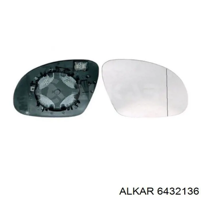 Wkład lusterka wstecznego prawego Alkar 6432136 cena, od 16,22 USD