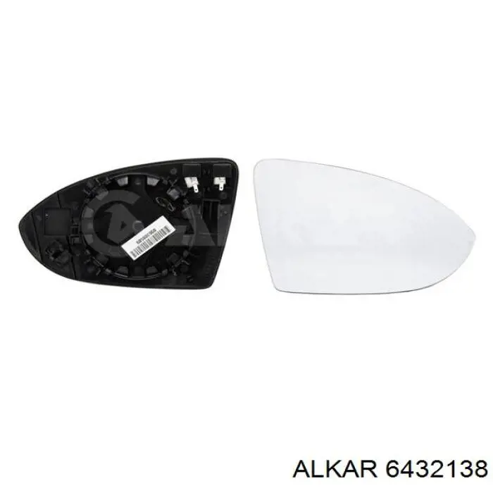 Wkład lusterka wstecznego prawego Alkar 6432138 cena, od 15,03 USD