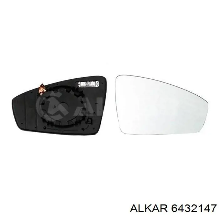 Wkład lusterka wstecznego prawego VAG 5NA857522 cena, od 25,65 USD