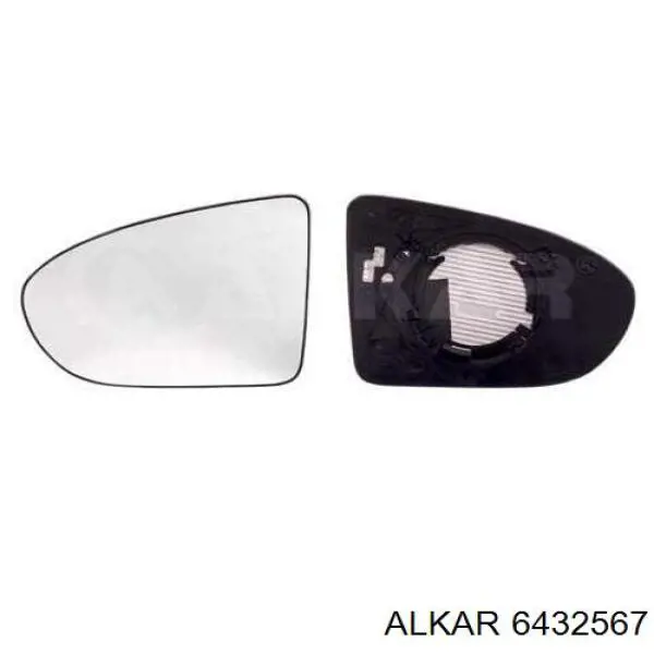 Wkład lusterka wstecznego prawego Alkar 6432567 cena, od 23,44 USD