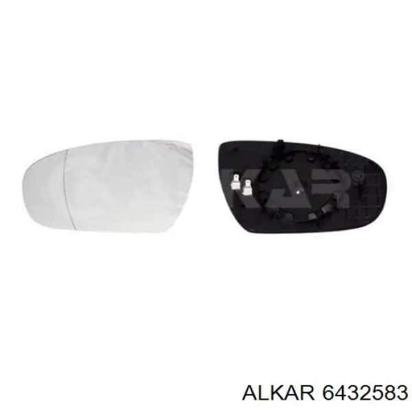 Wkład lusterka wstecznego prawego 4015555E Polcar