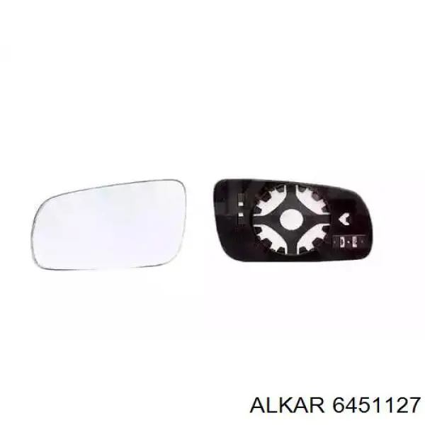Wkład lusterka wstecznego lewego Alkar 6451127 cena, od 12,17 USD