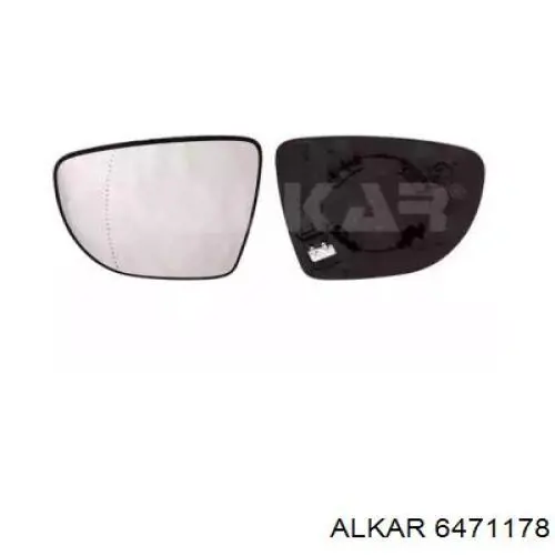 6471178 Alkar Wkład lusterka wstecznego lewego
