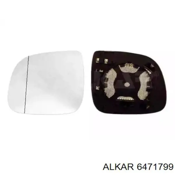 Wkład lusterka wstecznego lewego Alkar 6471799 cena, od 24,71 USD