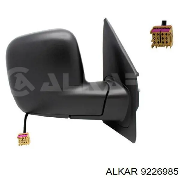 Lusterko wsteczne prawe Alkar 9226985 cena, od 96,29 USD