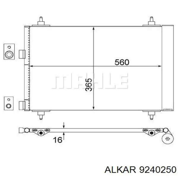 Lusterko wsteczne prawe 5801552553 Iveco