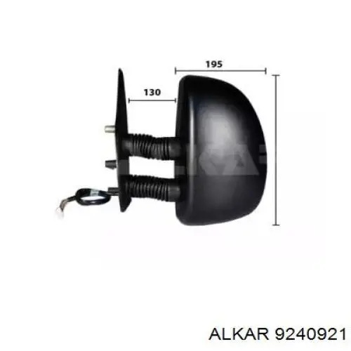 Do koszyka 9240921 Alkar Lusterko wsteczne prawe