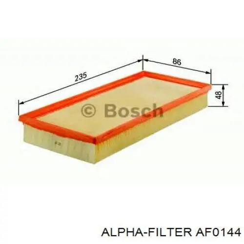 Filtr powietrza AF0144 Alpha Filter