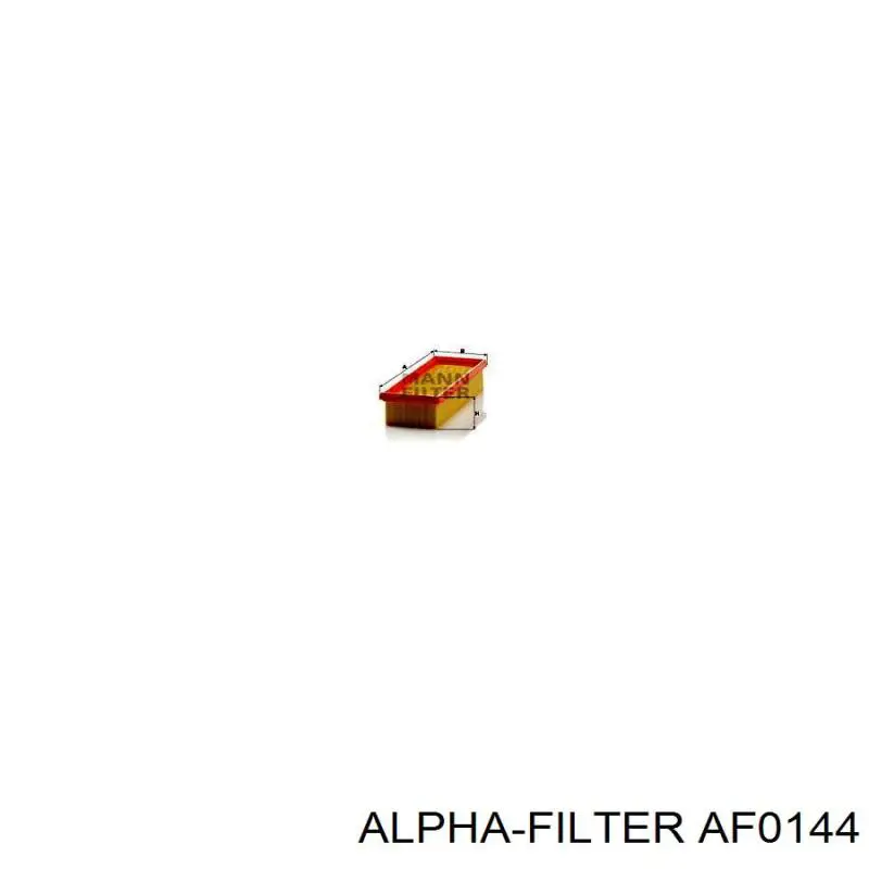 Do koszyka AF0144 Alpha Filter Filtr powietrza