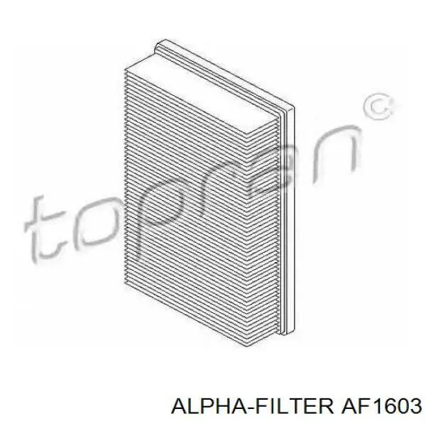Do koszyka AF1603 Alpha Filter Filtr powietrza