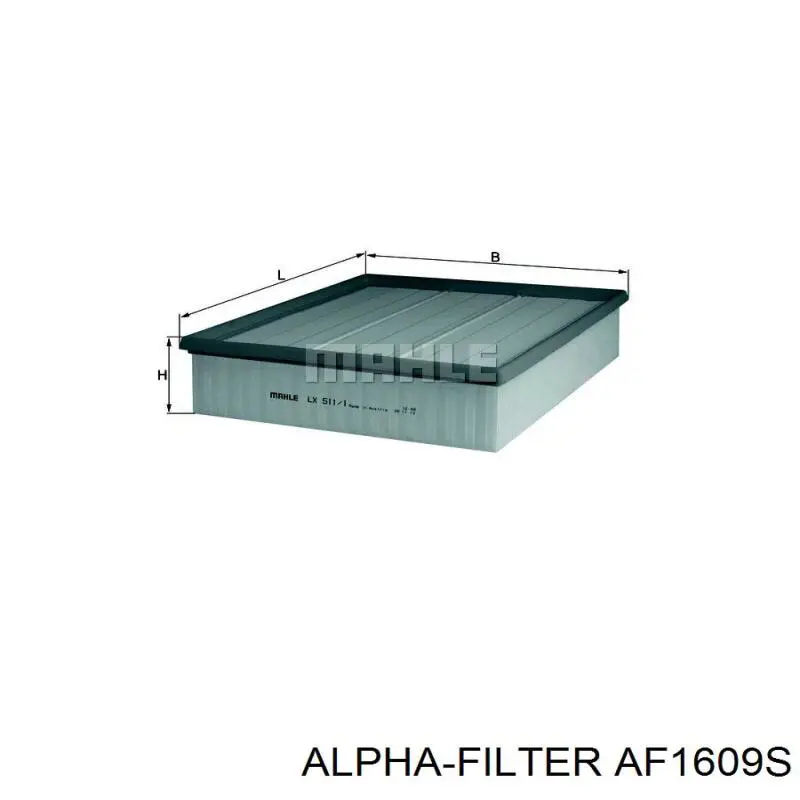 AF1609S Alpha Filter Filtr powietrza