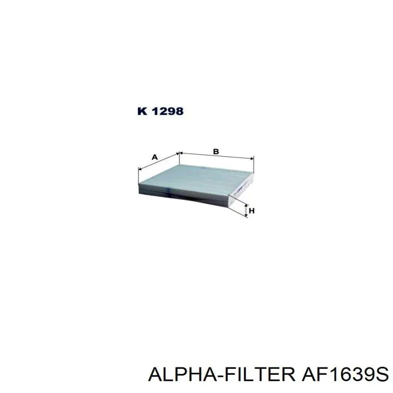 Filtr powietrza AF1639S Alpha Filter