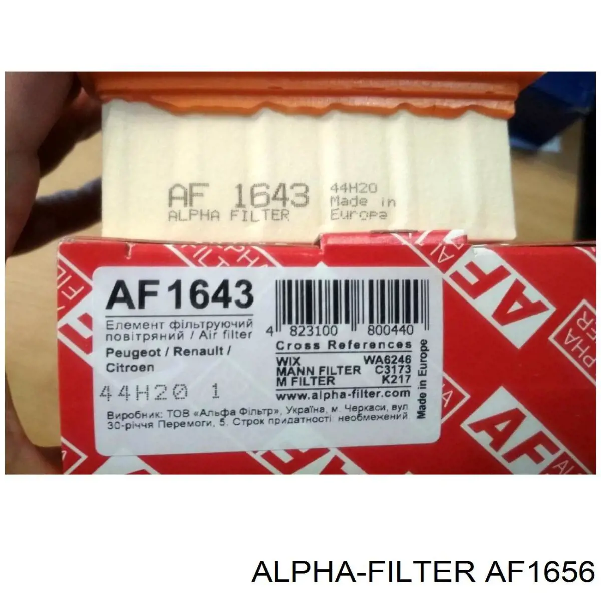 Do koszyka AF1656 Alpha Filter Filtr powietrza