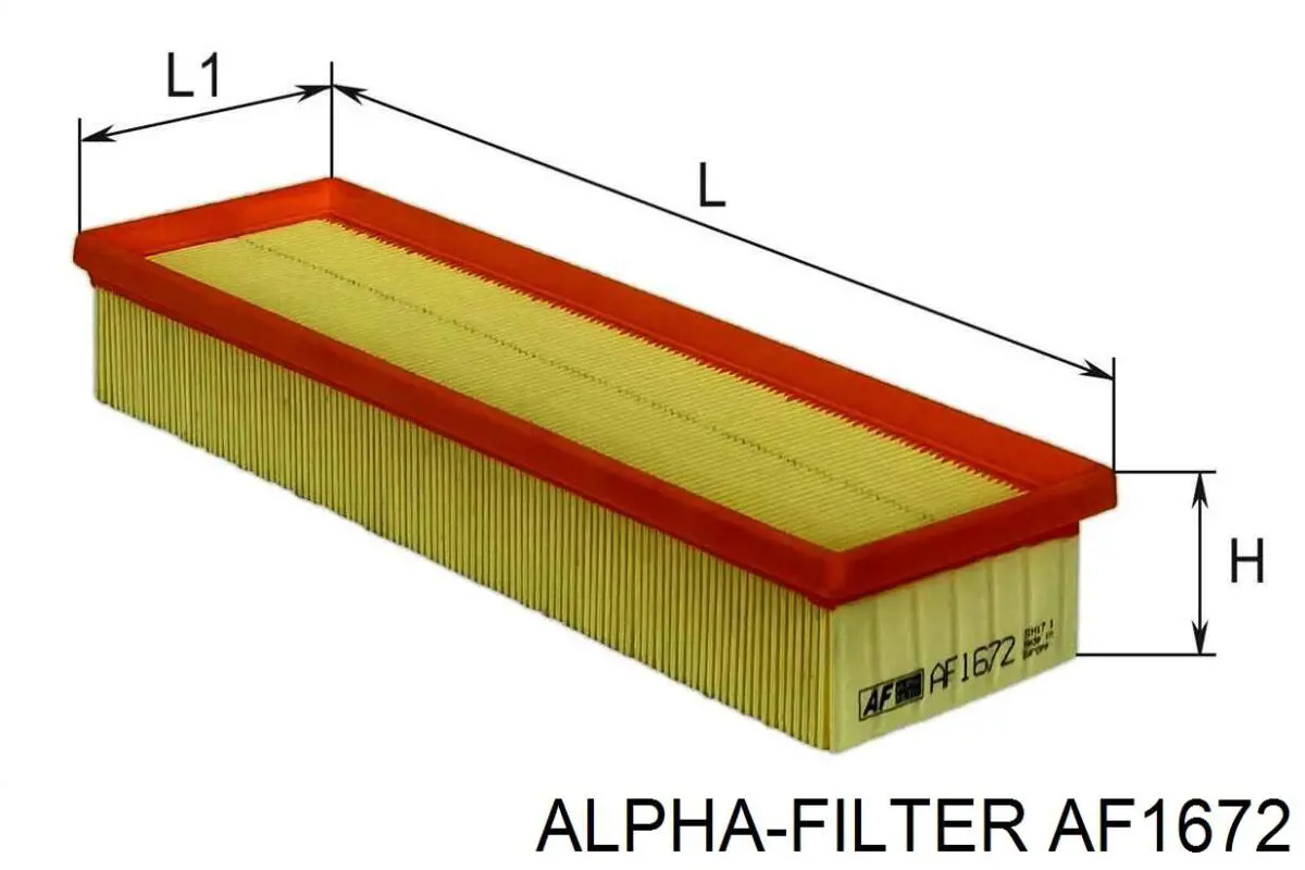 AF1672 Alpha Filter Filtr powietrza