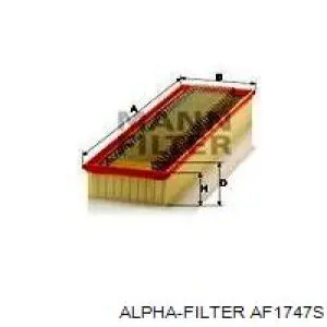 Filtr powietrza AF1747S Alpha Filter