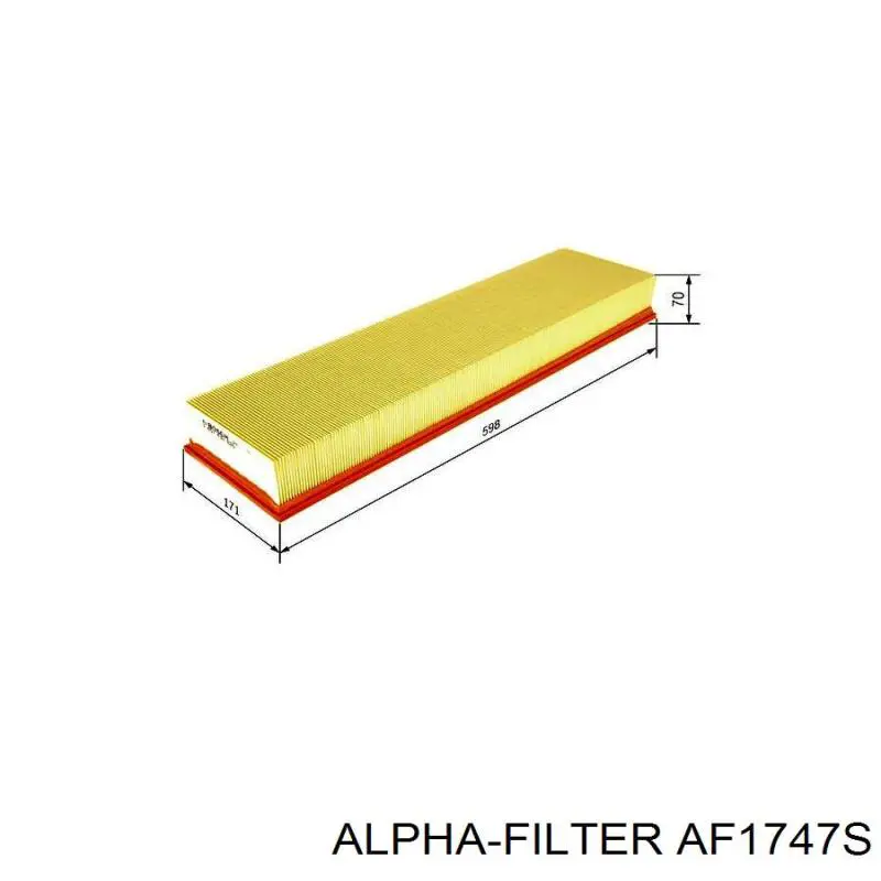 AF1747S Alpha Filter Filtr powietrza