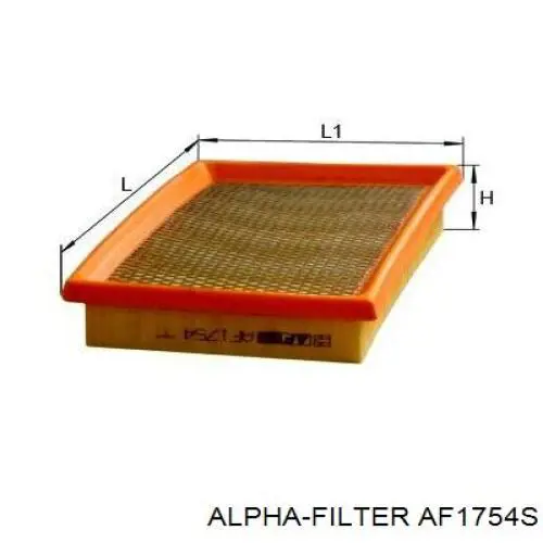 Filtr powietrza AF1754S Alpha Filter
