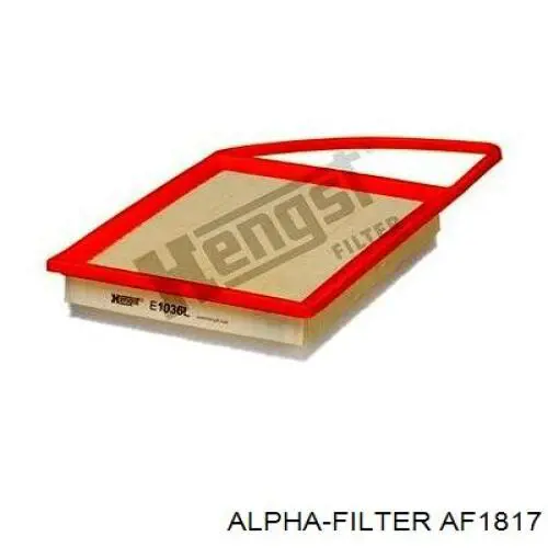 Filtr powietrza Alpha Filter AF1817 cena, od 7,86 USD