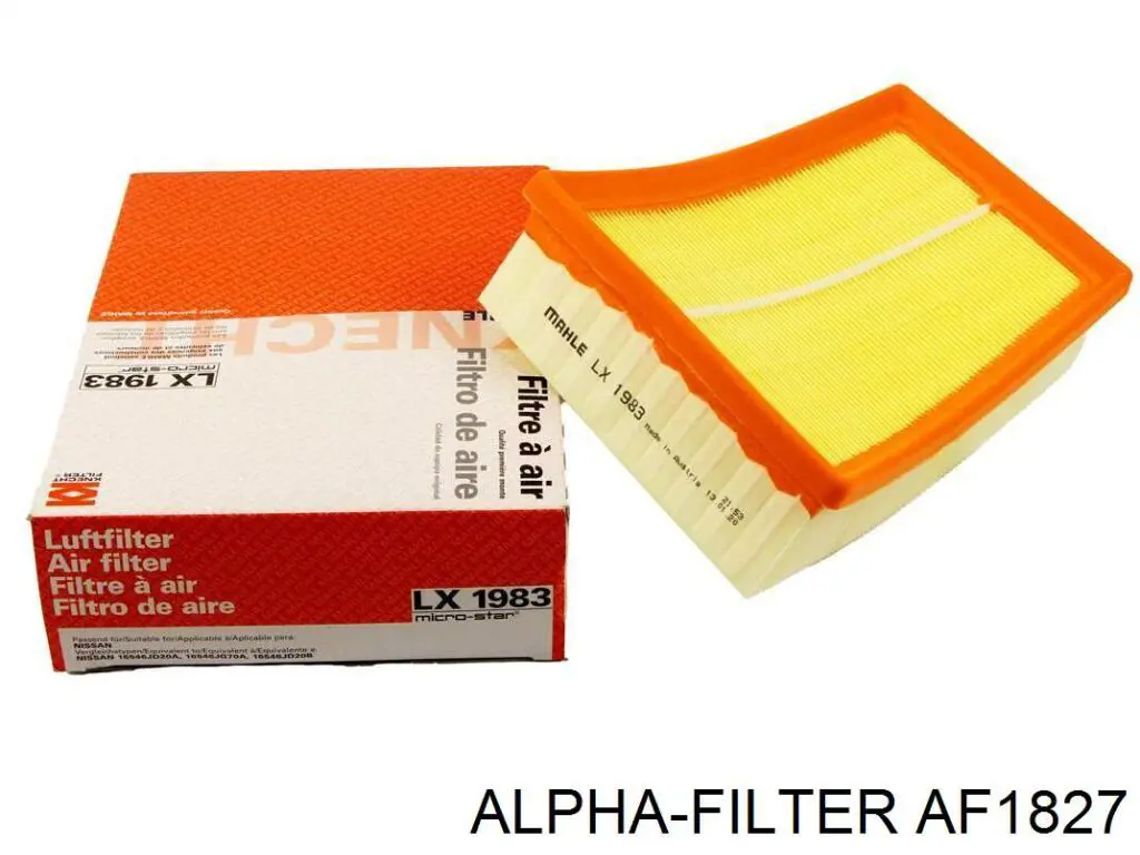 Filtr powietrza AF1827 Alpha Filter