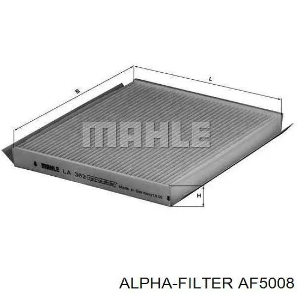 Do koszyka AF5008 Alpha Filter Filtr kabiny