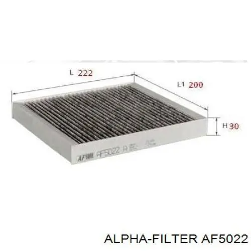 AF5022 Alpha Filter Filtr kabiny