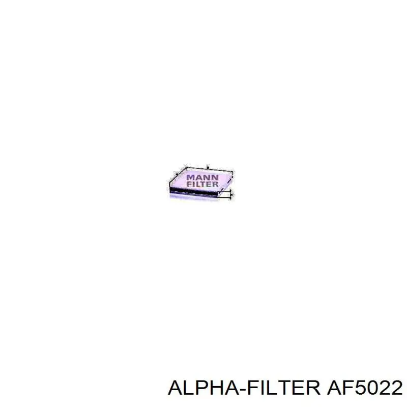 Do koszyka AF5022 Alpha Filter Filtr kabiny