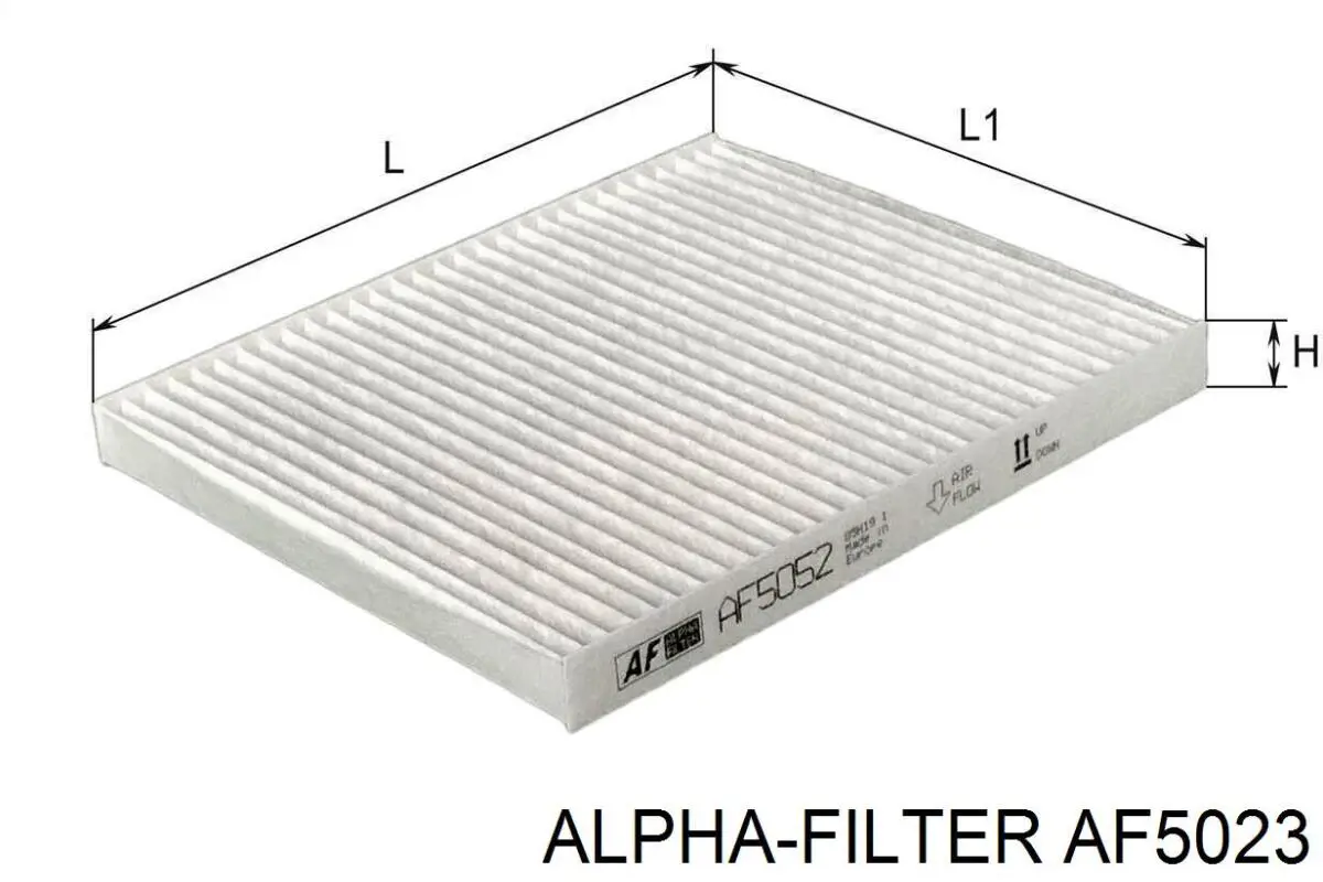 Do koszyka AF5023 Alpha Filter Filtr kabiny