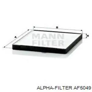 Filtr kabiny AF5049 Alpha Filter